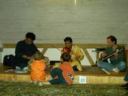 Manuh Baruah und Prabir Mitra, Oktober 2005 im WeltenKlangHaus